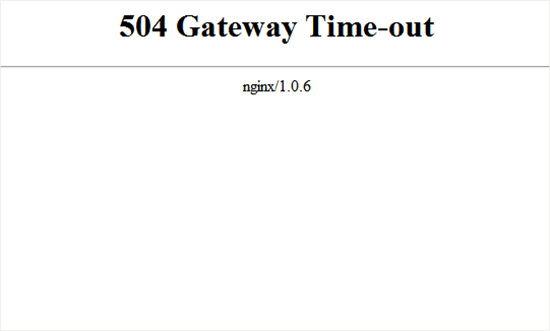 خطا 504 Gateway Timeout وردپرس