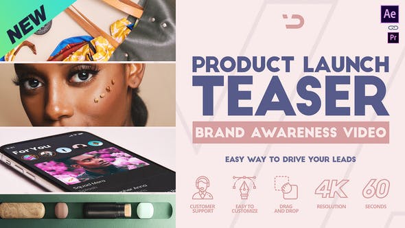 پروژه آماده تبلیغ محصول افترافکت Product Launch Teaser